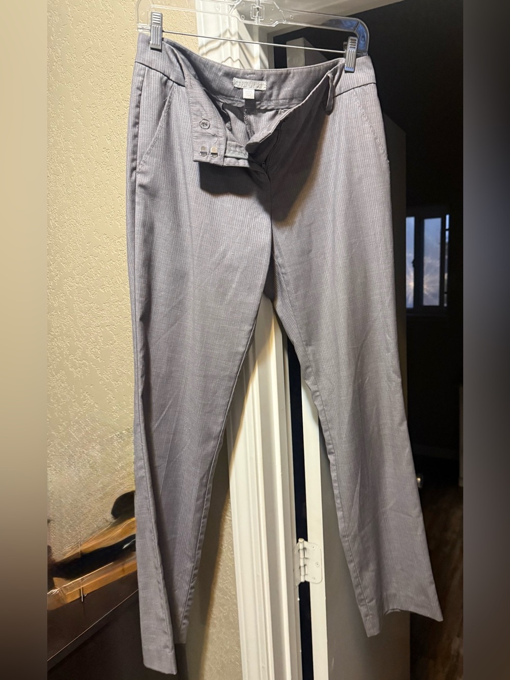 Women’s Gray Dress Pants - Classic Tailored Trousers
